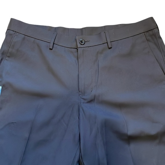 Haggar Plain Front Performance Microfiber Straight Fit Slack Pant - Picture 3 of 7